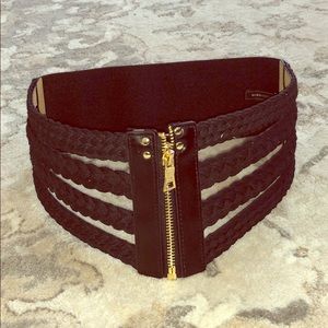 BCBGMAXAZRIA Waist Braided Belt Sz Small